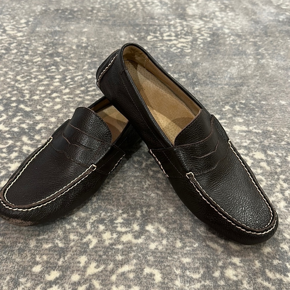 POLO RALPH LAUREN MENS DRIVERS DARK BROWN 10D